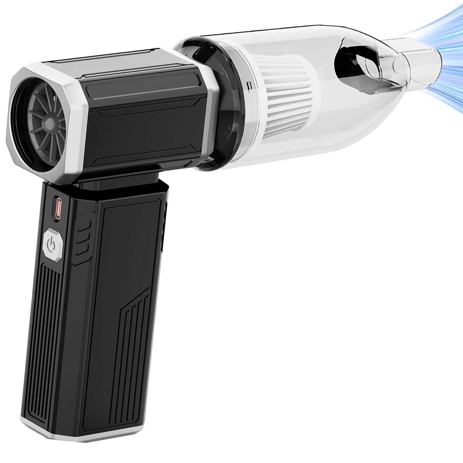 ThinkAuto Compressed Air Duster, Super Powerful 180,000 RPM Turbo Fan, Stepless Speed Adjustable Blower and Vacuum, for Car, Keyboard, Home, and Outdoor Dust Removal