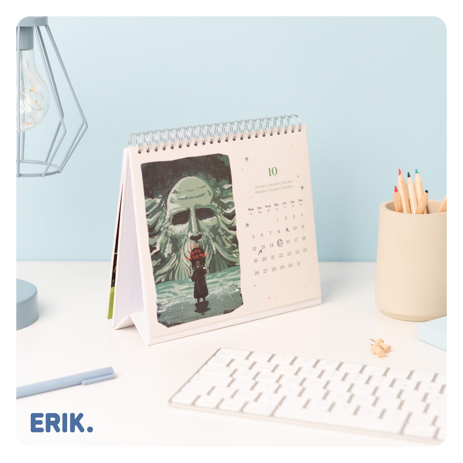Grupo Erik Desk Calendar 2026 - Harry Potter Calendar 2026 Month To View | Monthly Desk Planner, Desktop Gifts Under 10 Pounds | Harry Potter Gifts For Friends