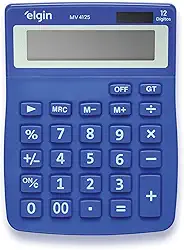 Calculadora de Mesa 12 Dígitos MV 4125 Azul Elgin