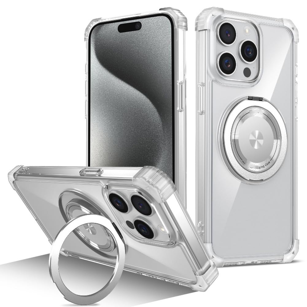 Étui de téléphone transparent de luxe haute résistance pour iPhone 15 Pro Max - 6