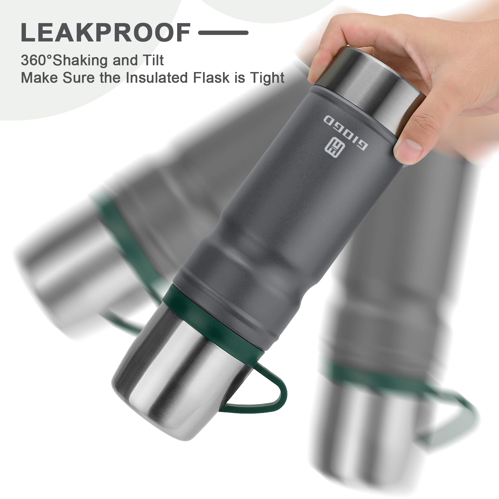 Thermo Cup 680ml/23oz Vacuum Insulated Flask for Hot and Cold Drinks Coffee Stainless Steel Flask Bottle for Adult Gym - Image 3