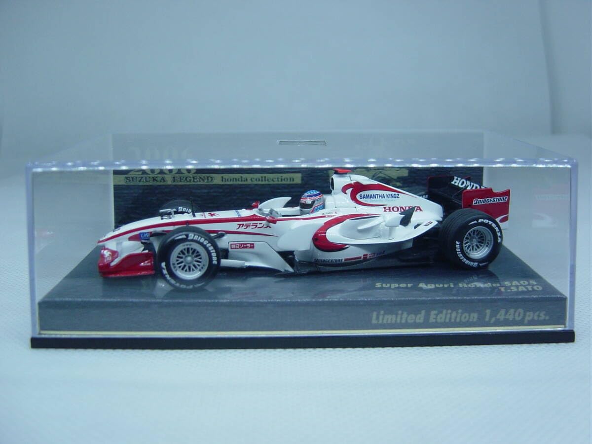 Amazon | MINICHAMPS SUZUKA LEGEND 1/43 Super Aguri SA05#22 T.SATO