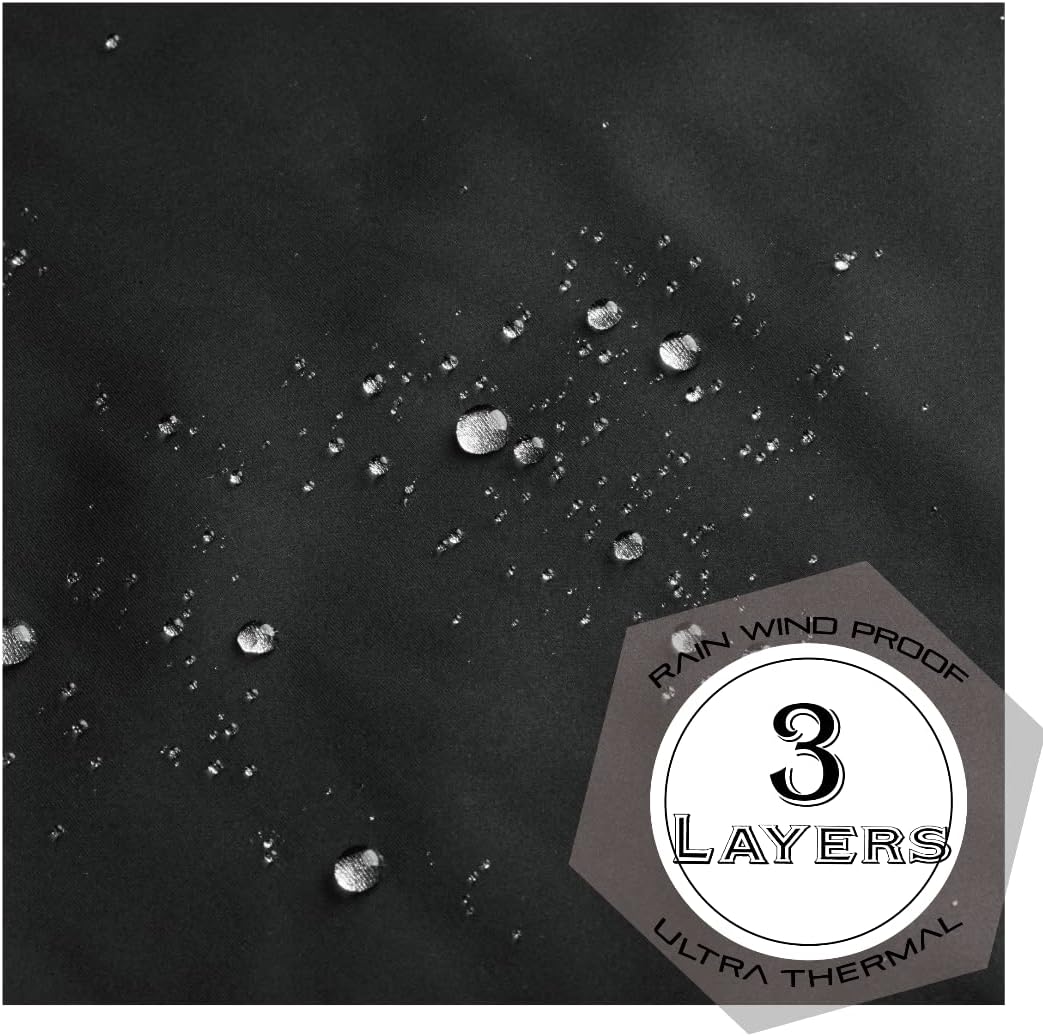 CEROTIPOLAR Club Fit Men's Thermal Fleece Cycling Vest for Bike Biking,Rain-Wind Proof Cycle Outwear - Image 3