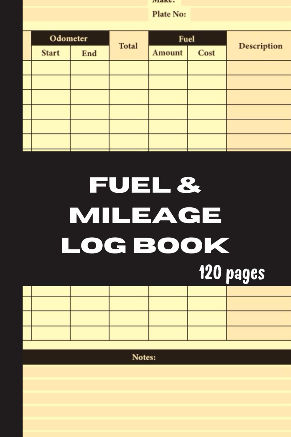 Fuel and Mileage Log Book: Business Expense Log Book And Mileage With Odometer Tracker