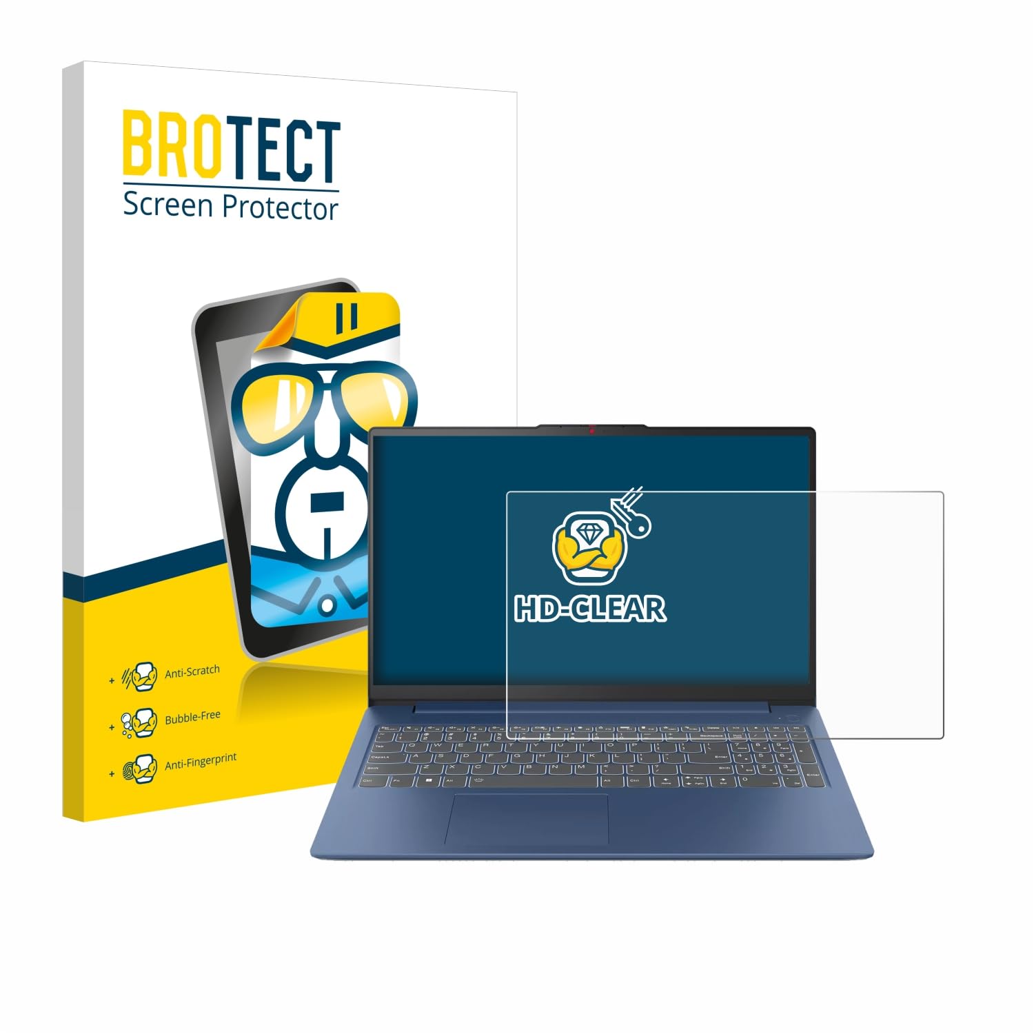 brotect Pellicola Protettiva per Lenovo IdeaPad Slim 3 Gen 8 15" Protezione Schermo [Trasparente, Anti-Impronte]