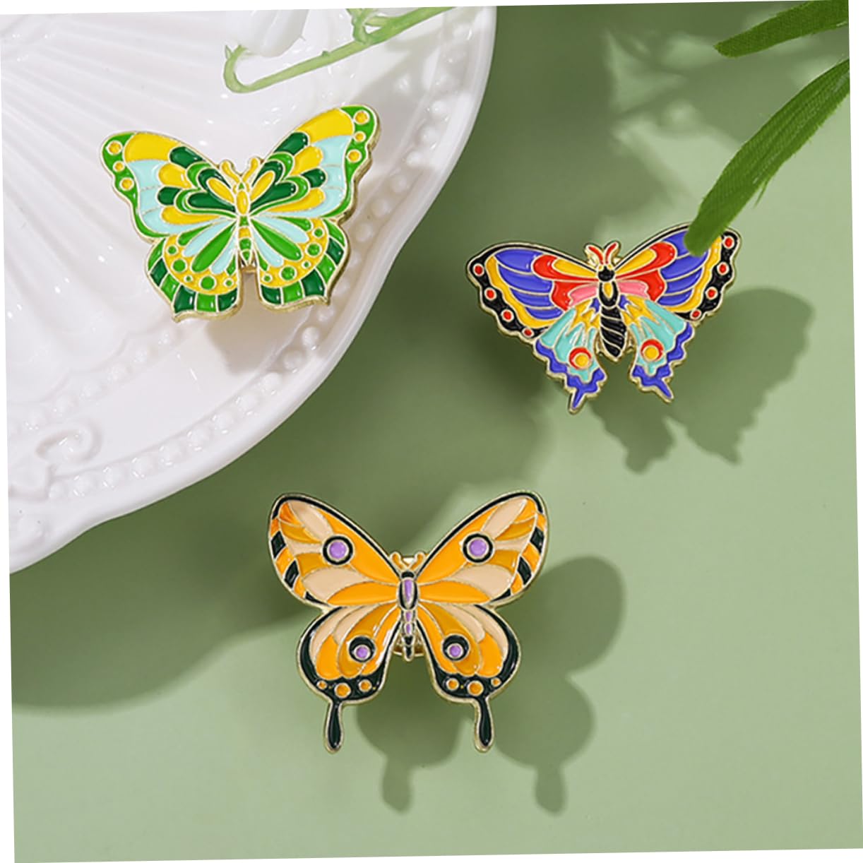 FOMIYES Teiliges Set Cartoon Schmetterlingsbroschen Für Damen Emaille Anstecknadeln Lebendige Farben Für Partys Halloween Valentinstag Weihnachten Robustes Material