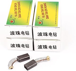 Aexit 5 Pairs Mounts & Accessories 15x8x5mm Carbon Brushes Power Tool for Electric Hammer Accessories Drill Motor