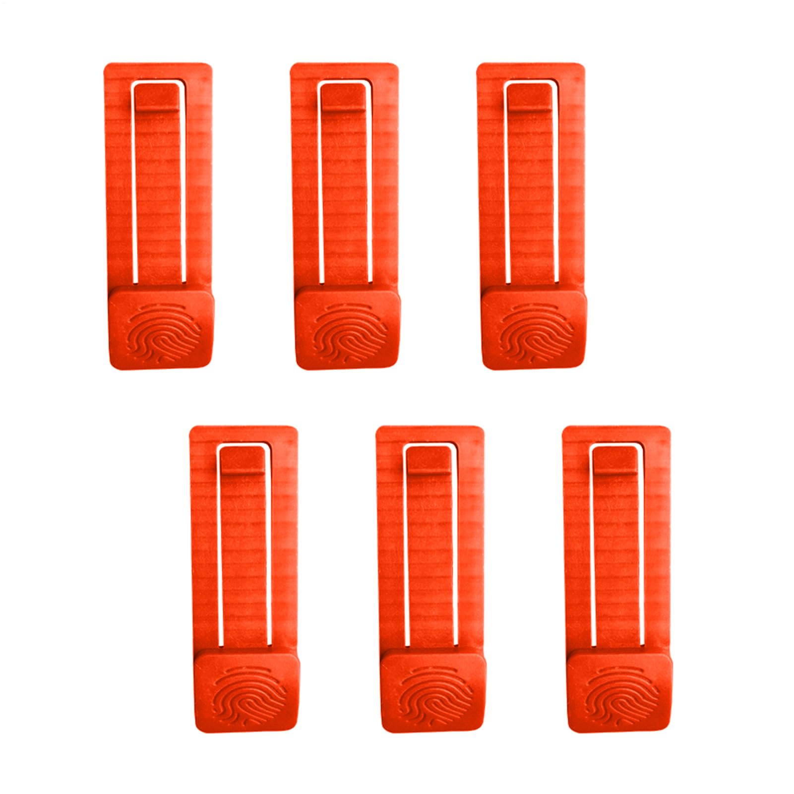 Fibbia per pinna da surf – clip per pinne da surf | 6 fibbie per spartiacque | clip di ricambio per pagaia | perno a sgancio rapido | clip per accessori per dispositivi a squalo