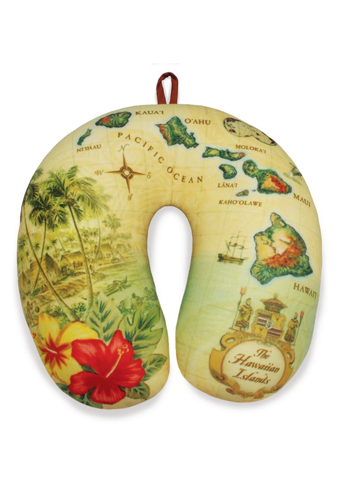 Poduszka podróżna na szyję: Islands of Hawai'i - Tan