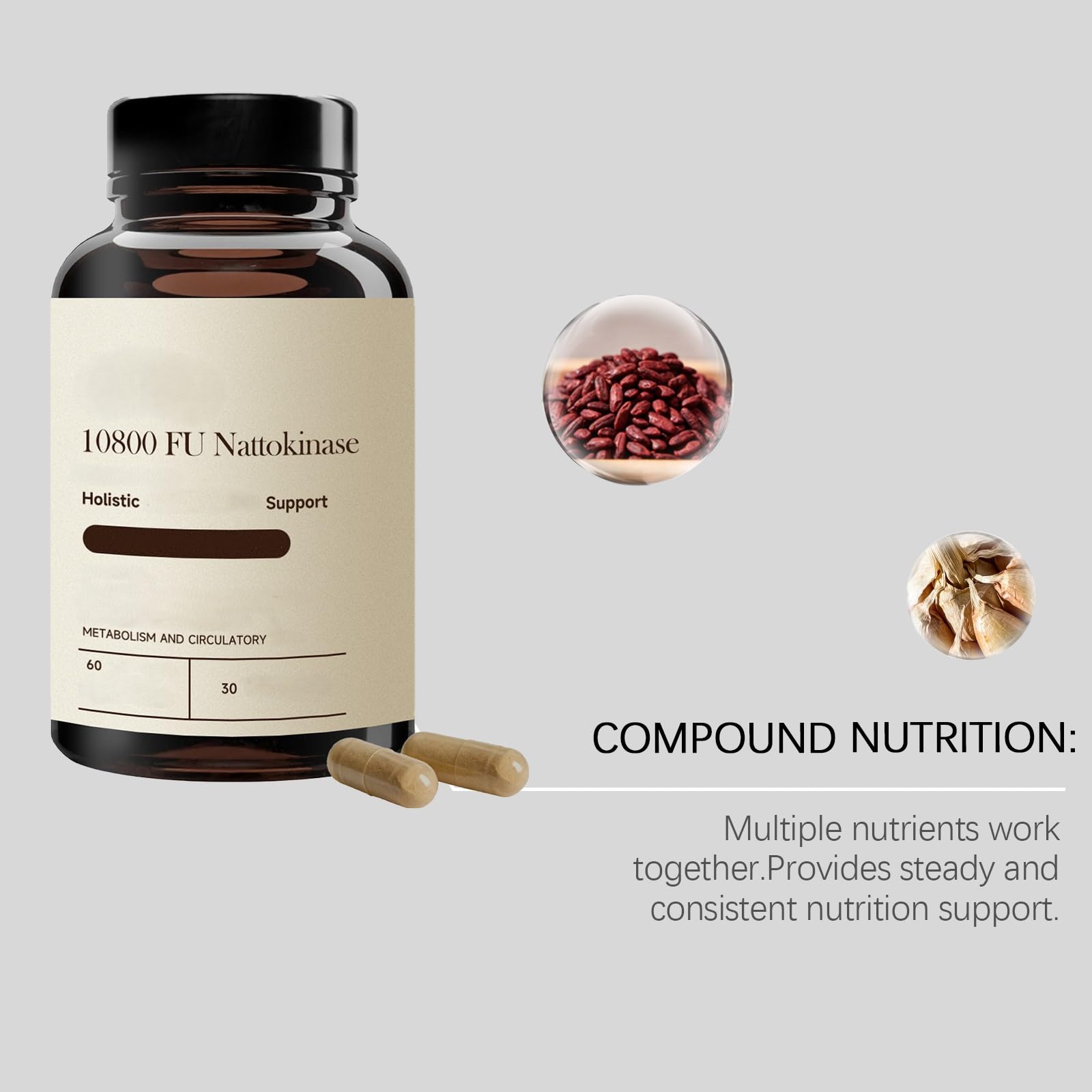 Nattokinase 10800 FU - Wsparcie krążenia 60liczba