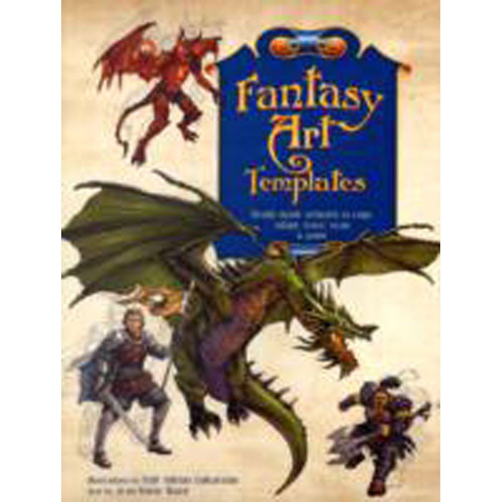 Buy Fantasy Art Templates: Ready-Made Artwork to Copy, Adapt, Trace, Scan and Paint — BookShops.in