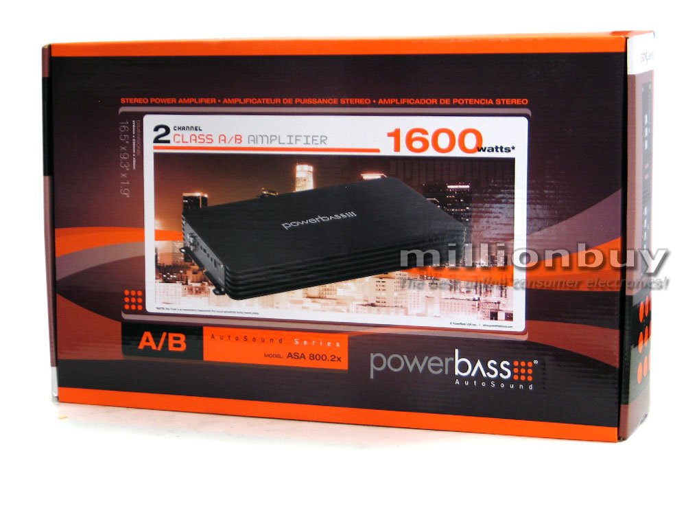 Amazon.com: Powerbass ASA800.2X PowerBass Rango Completo 400-Watt