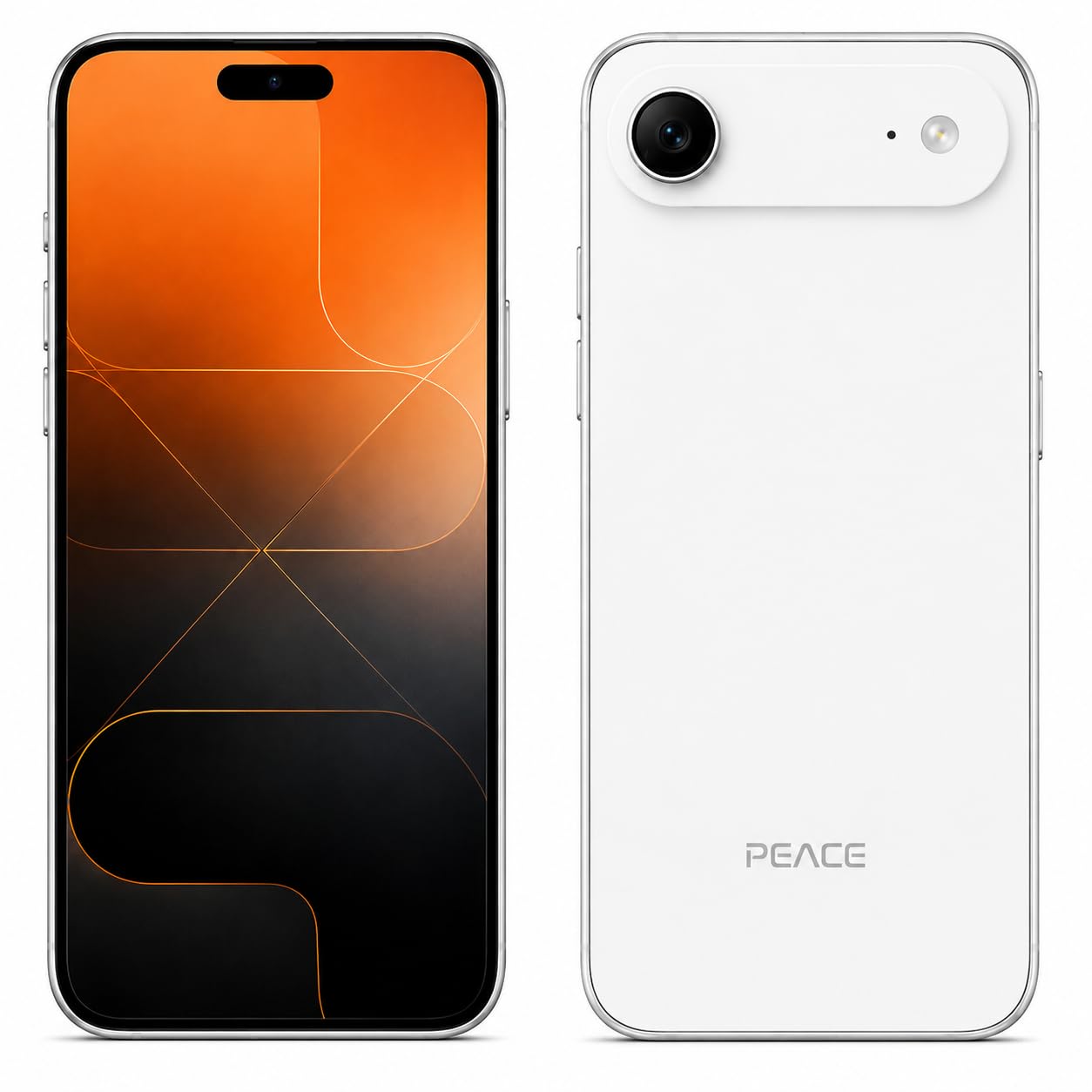 PEACE i17 Air 4G Smartphone with 6.56-inch Display, Android 14, 6GB RAM, 64GB Storage, 20MP Camera, 5000mAh Battery (White)-picture-32
