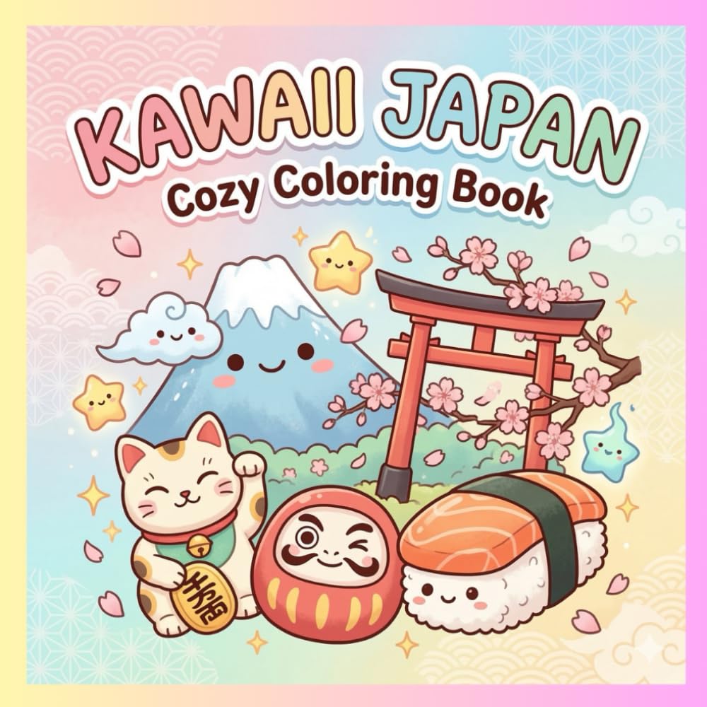 KAWAII JAPAN: Cozy Coloring Book
