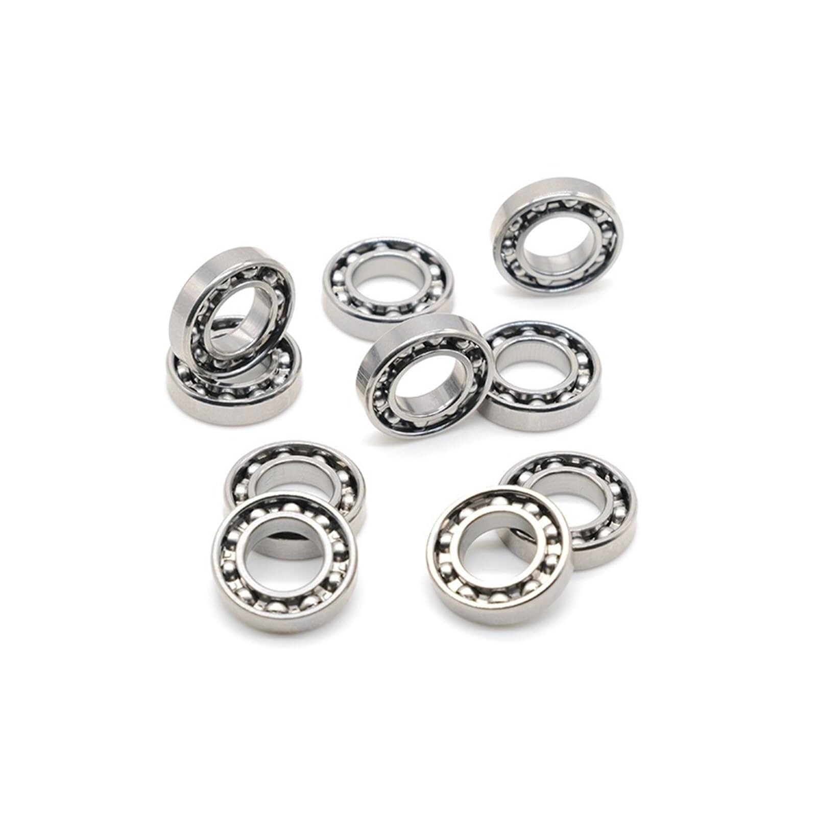 Gqnblvhzupdm One Color Industrial Shaft Bearings, 10Pcs 5X10x3mm Smr105 Abec-9 Open Stainless Steel Ball Bearing Lucky