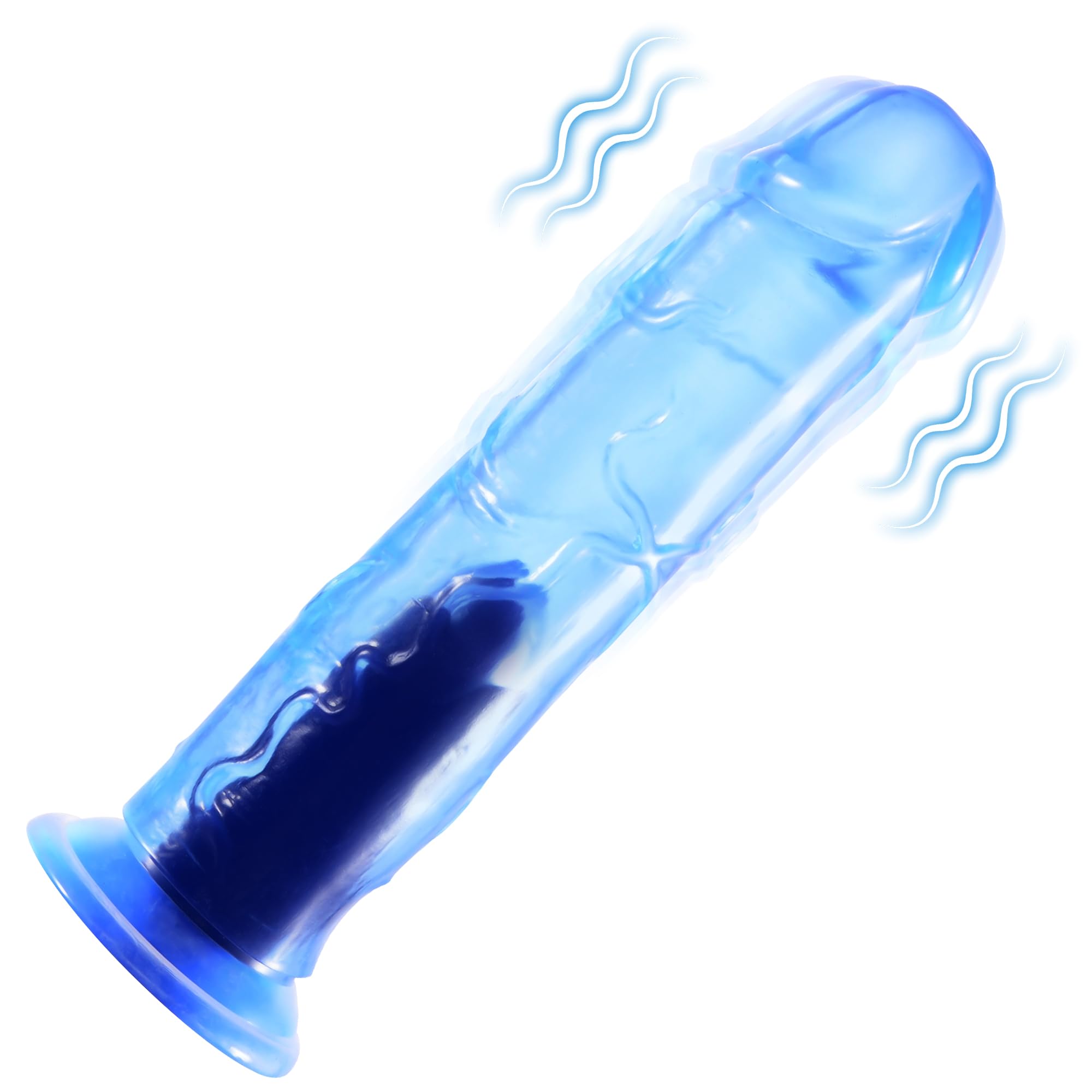Amazon.com: LEEWEDENG Realistic Dildos Vibrator, 7.7 inch Blue Vibrating G  spot Dildo Sex Toys with 10 Vibration Modes with Suction Cup for Women,  Men, Anal : Health & Household