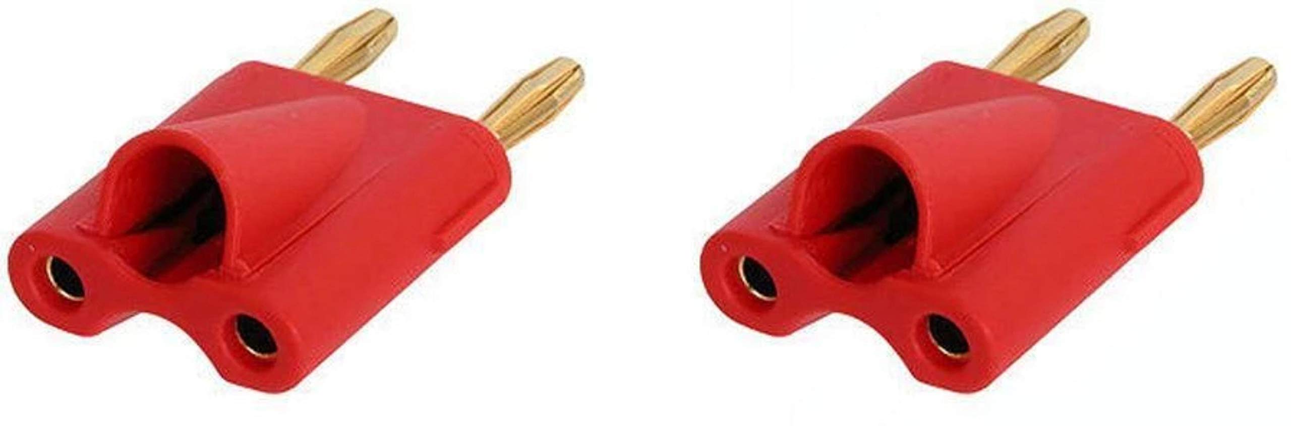 Amazon.com: 2 Pack Neutrik Rean NYS508-R Dual Red Banana Plug 6mm