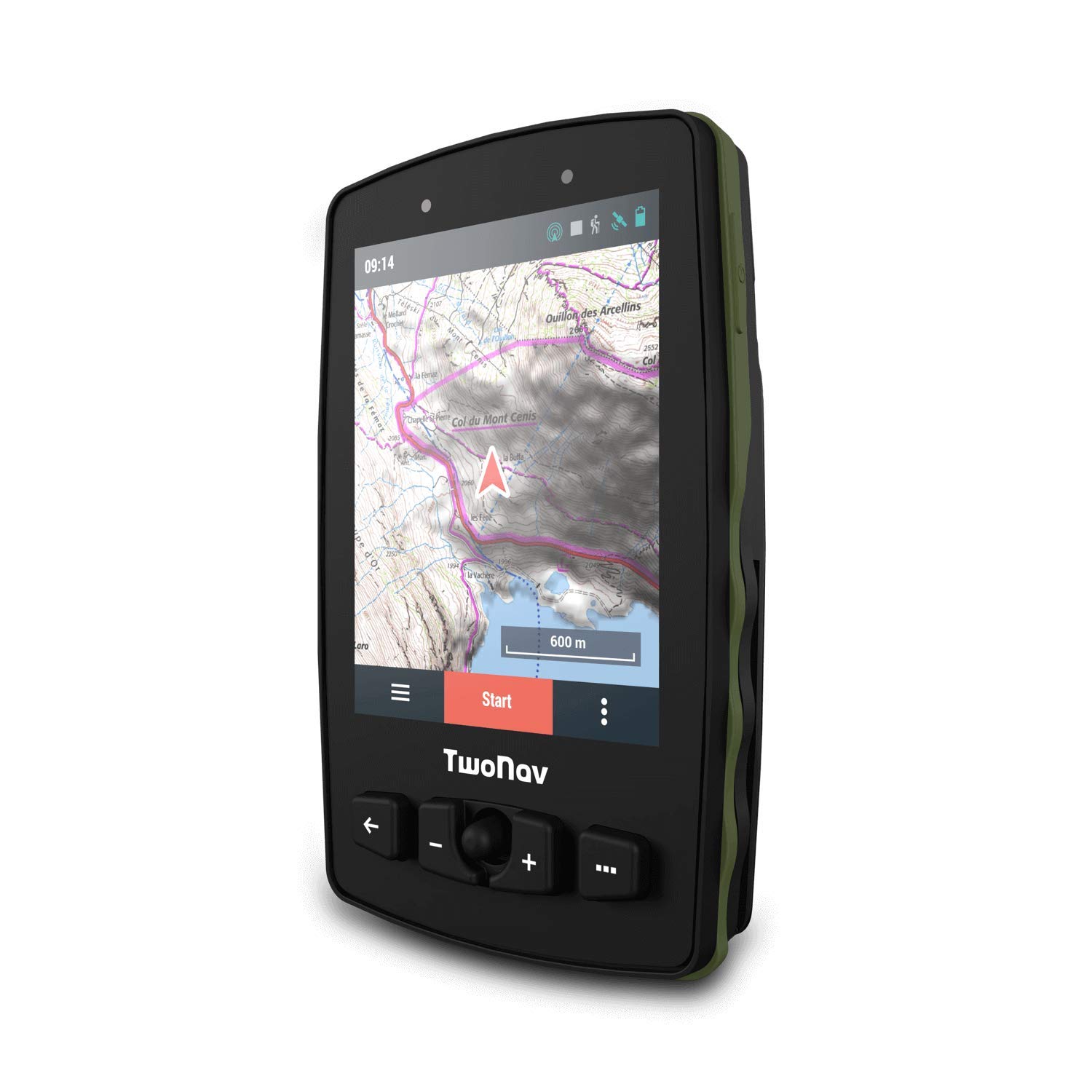 TwoNav - GPS Aventura 2 - Trekking Mountaineering / Joystick / Screen 3.7" / Autonomy 36 h + Removable battery / Memory 32...
