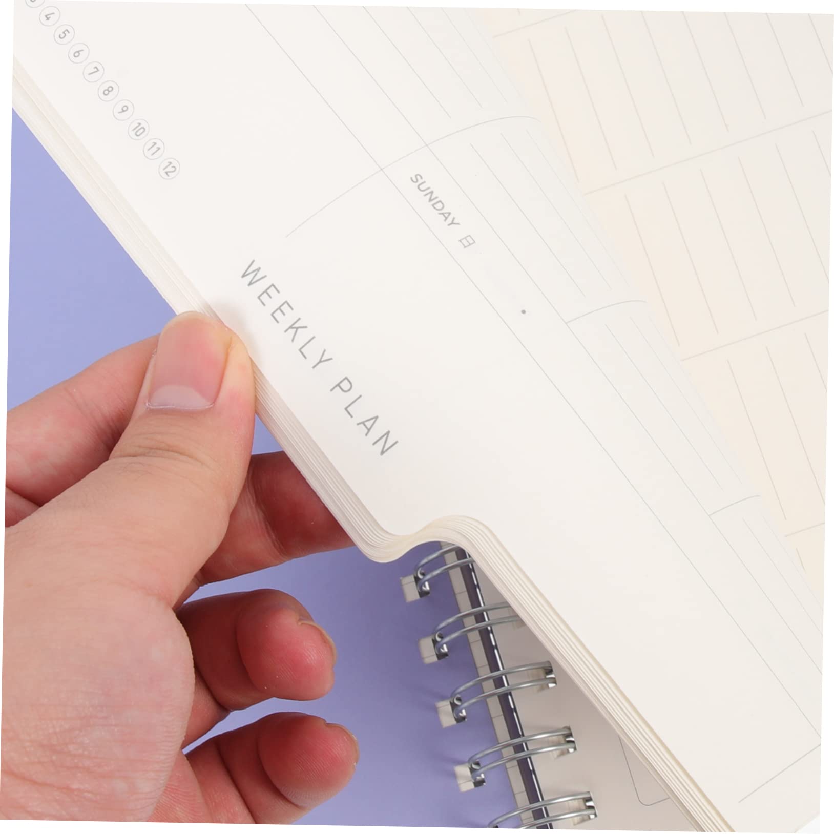 4 pezzi Calendario for appunti Giornaliero for la preparazione dei pasti giornalieri Quaderno a spirale con copertina rigida Calendari da scrivania Lavoro Blocco for appunti personale 2023 Quaderni az