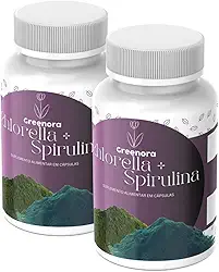 Chlorella + Spirulina - 120 Cápsulas - Greenora (Kit 2)
