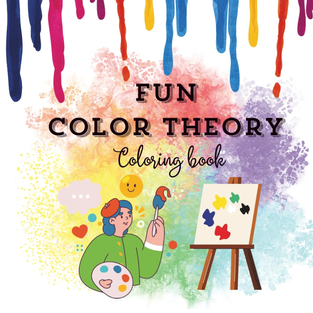 FUN Color Theory: Coloring book for Adults and kids