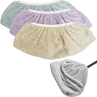 Kit com 3 Panos Multiuso Pano De Chão em Microfibra para Vassouras Esfregão ou Rodo Com Elástico