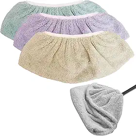 Kit com 3 Panos Multiuso Pano De Chão em Microfibra para Vassouras Esfregão ou Rodo Com Elástico