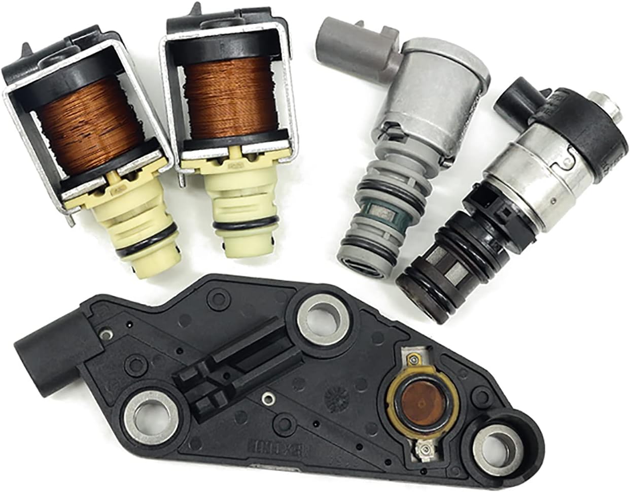 4T65E Transmission Master Solenoid Kit Set Refurbished EPC Shift TCC for GM TCC & PWM Downshift Solenoid Manifold Pressure Switch Compatible With GM Buic-k Chevrole-t Pontiac
