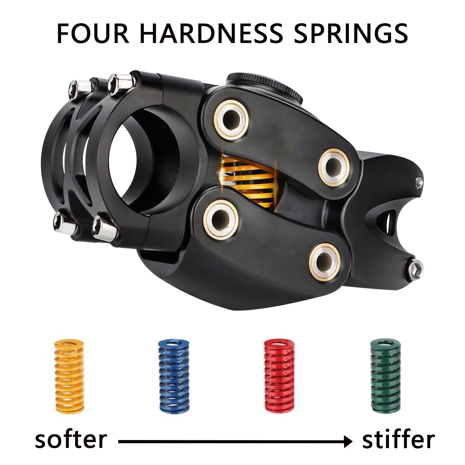 POV De Faire Du Vélo Gros Plan Du Guidon De Vélo Avec Fond De Route De