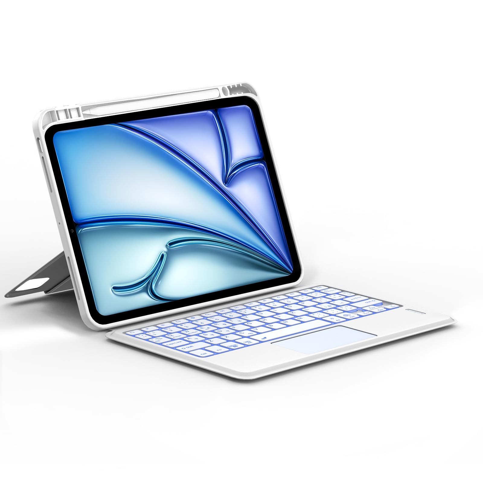Teclado con Trackpad para iPad Air 13 con Conexión Bluetooth Magnética y Panel Táctil 8