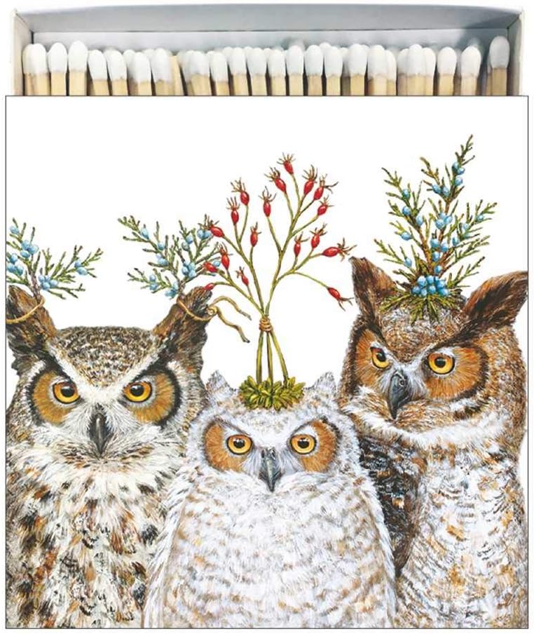 Paperproducts Design - Match Box Set of 2 - Holiday Hoot