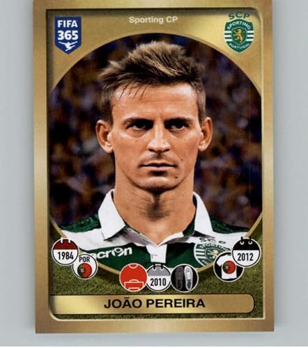 2016-17 Panini FIFA 365 Stickers CentralSouth America #340 Joao Pereira Sporting Clube de Portugal Official Soccer Album Sticker in Raw (NM or
