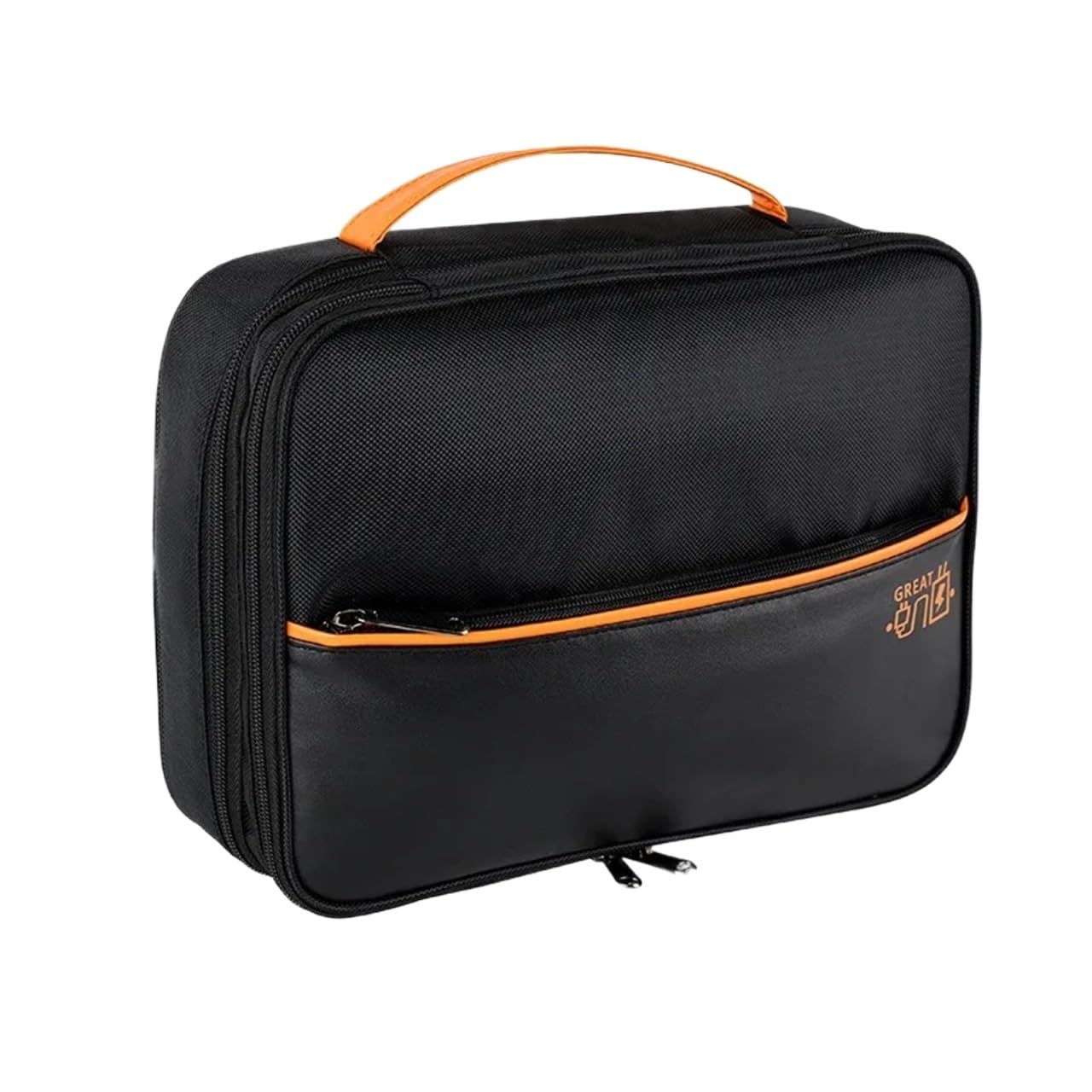 Borsa Organizer Cavi 2 pezzi Borsa portacavi multifunzionale ad alta capacità for riporre cavi dati Custodia protettiva for disco rigido Scatola caricabatterie a griglia multistrato(Color 1)