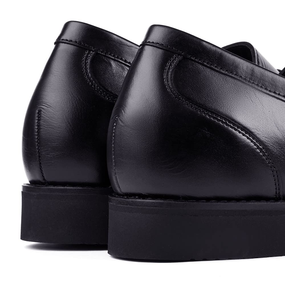 Scarpe con Rialzo da Uomo Che Aumentano l’Altezza Fino a 7 cm. Fabbricate in Pelle. Modello Milan