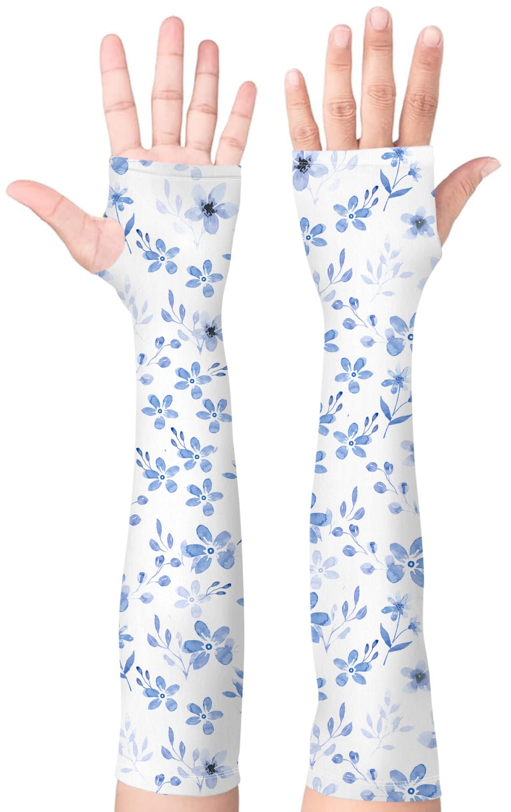 Gardening Sleeves for Women UV Sun Protection with Thumb Hole Anti-Scratch