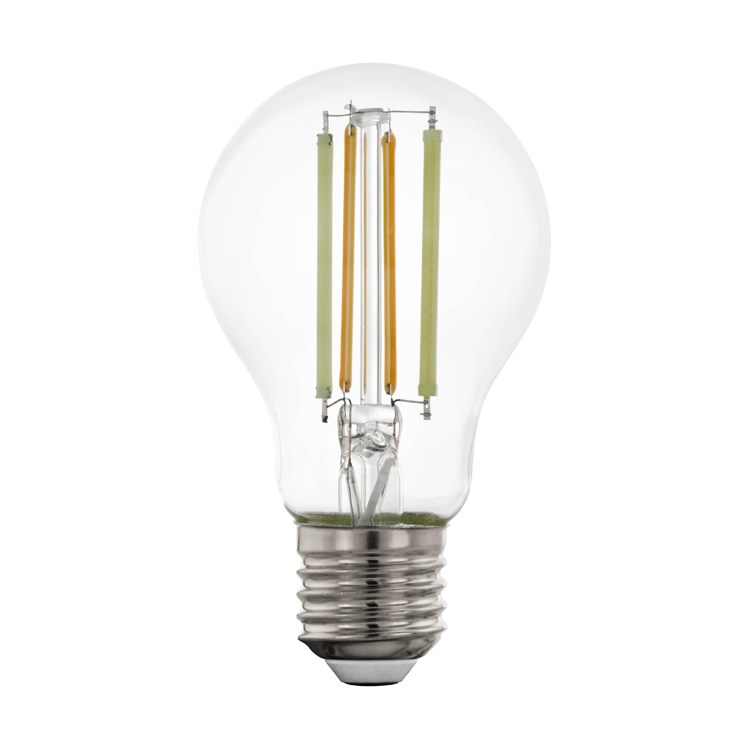 Eglo Connect.z Smart Home E27 LED Filament Light Bulb, A60, ZigBee, app and Voice Control, dimmable