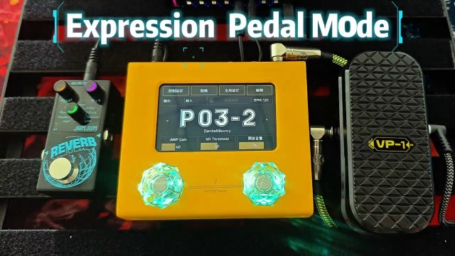 Expression/Volume Guitar Effect Pedal VP-01, Universal Expression Pedal 2 in 1 for Keyboards, MIDI Keyboards/Controllers and Supported Guitar Effects Pedals : Musical Instruments