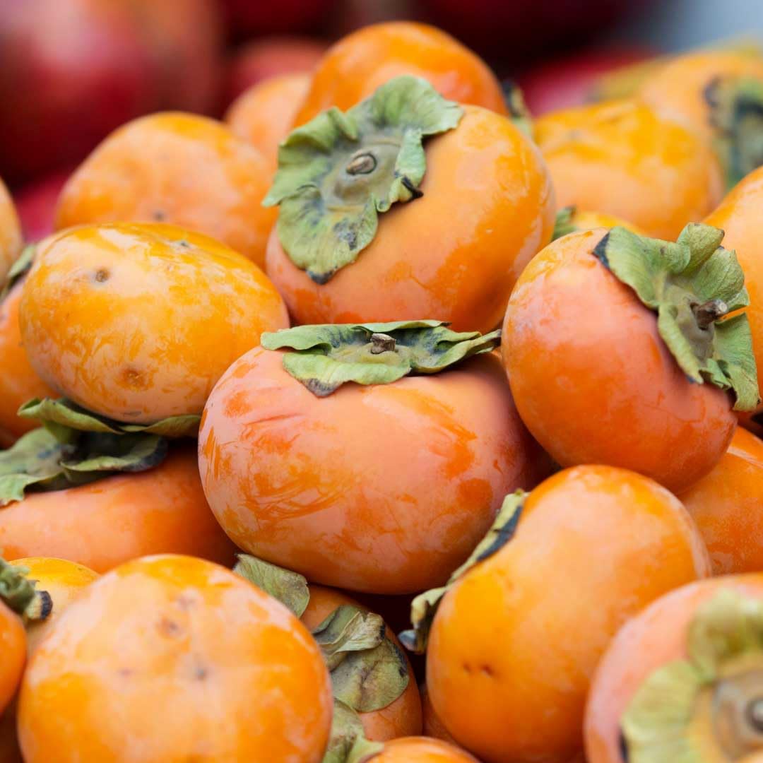 Fuyu Persimmons from California, 5 LBS