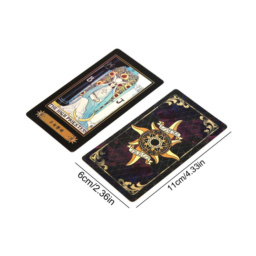 Witch Set Tarocchi Rider Waite – Mazzo Con Scatola Vintage, Manuale In Inglese, Per Principianti E Professionisti - 6