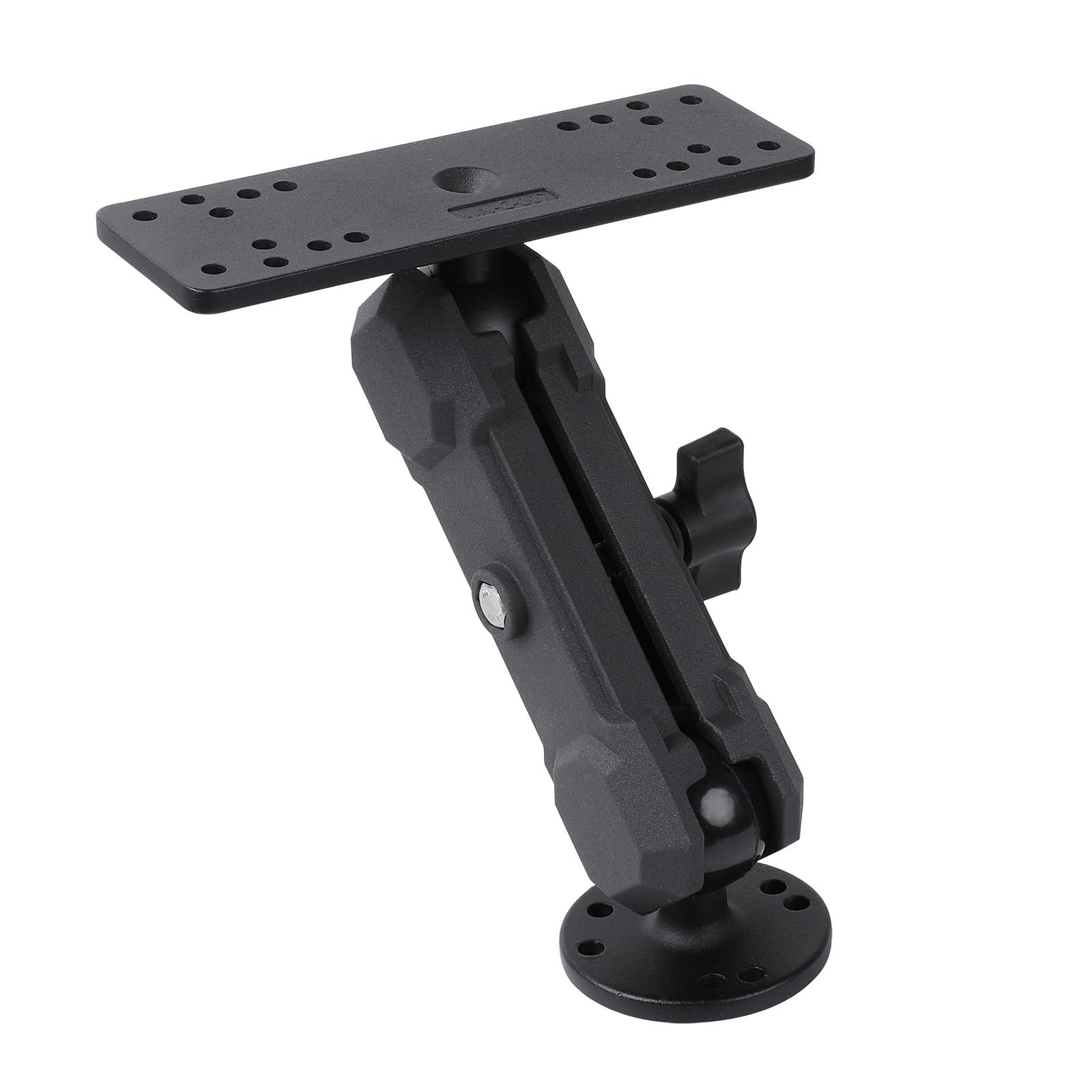 Universal Aluminum Alloy Fish Finder Mount with 1.5" Ball and 5.9" Arm