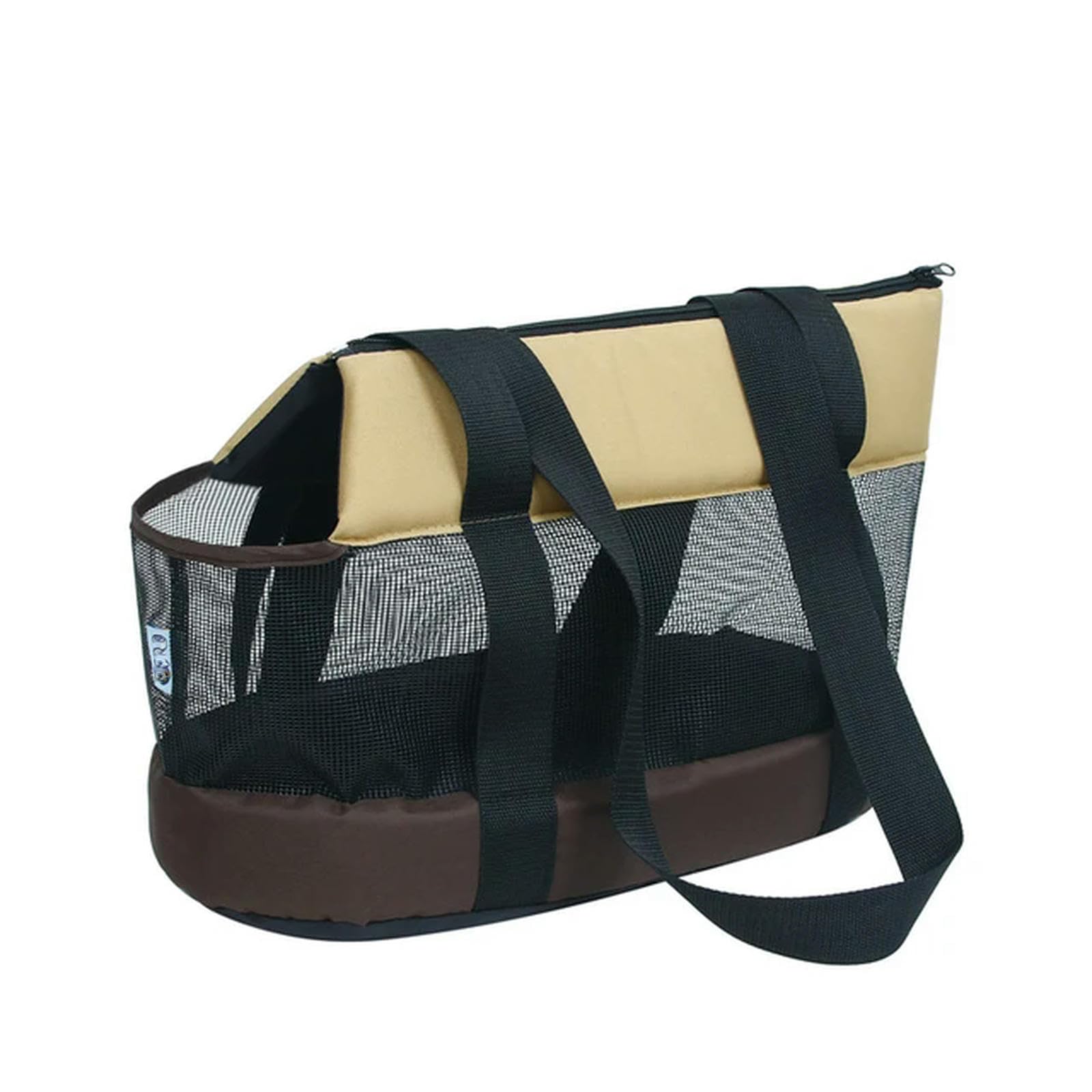 MdybF Trasportino Gatto Piccola Vettore di Animali Domestici Traspiranti Summer Cane Cane Portatile Portante Port Stucchi A Spalle per Portate per Cani per Cime dei Cagnolini-caffè-l