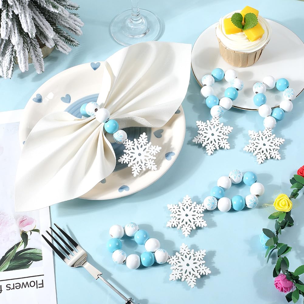 SUNNYCLUE Lot De 8 Ronds De Serviette De Noël En Verre Rouge