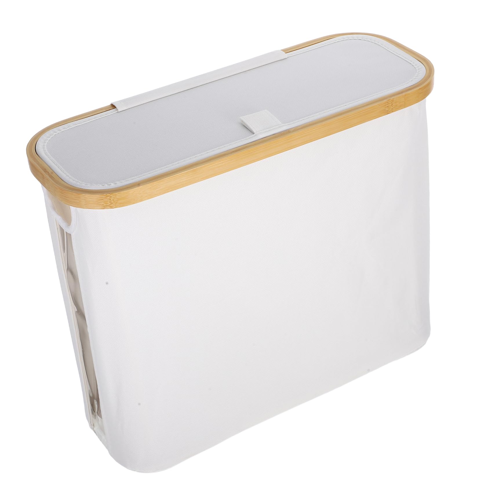 CIYODO Foldable Bathroom Storage Basket with Lid Multi Purpose Tissue Holder for Home Organization Design for Bathroom and Kitchen Use