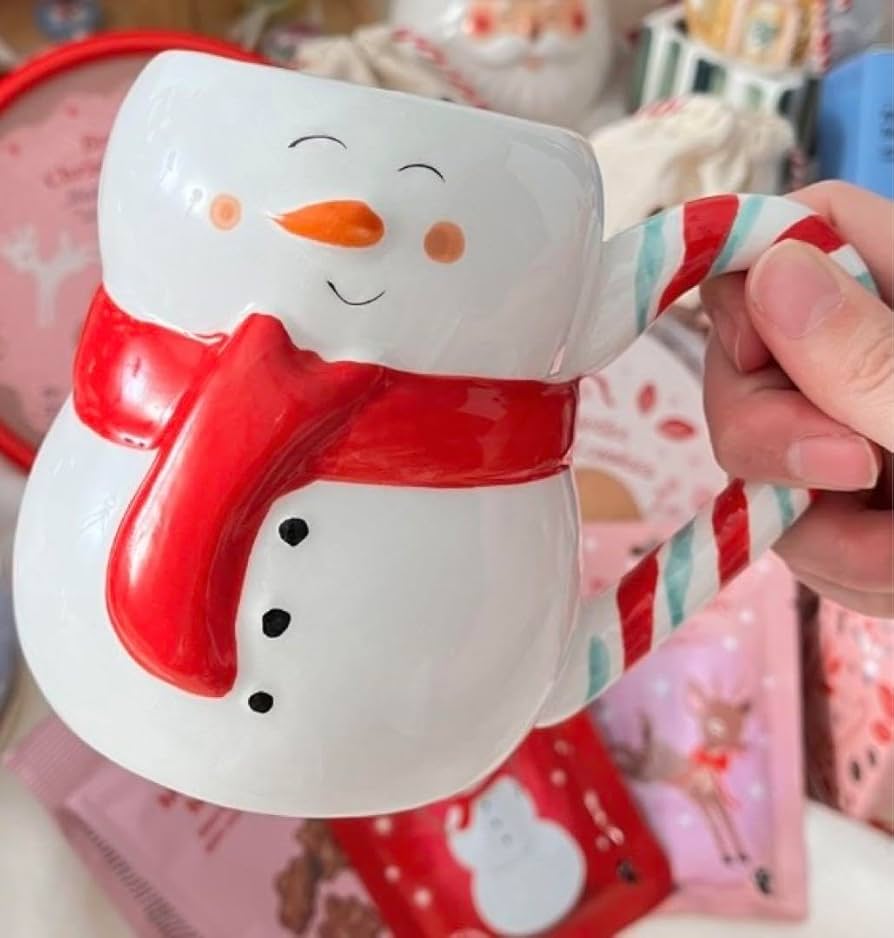 サンタと雪だるまのマグカップ(各50個) サンタと雪だるまのマグカップ(各50個)