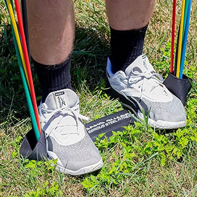 Serious Steel Fitness Band Guard - Protective Sleeve for Resistance Bands (Bands NOT Included) Protect Your Resistance Bands from The Ground, Concrete and Sharp Edges