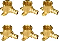 Vista 21 de SUNGATOR Accesorios Pex de 1 pulgada, paquete de 2 acoplamientos Pex de 1/2 pulgada, sin plomo de latón, accesorios Pex de 1 pulgada para tubería Pex