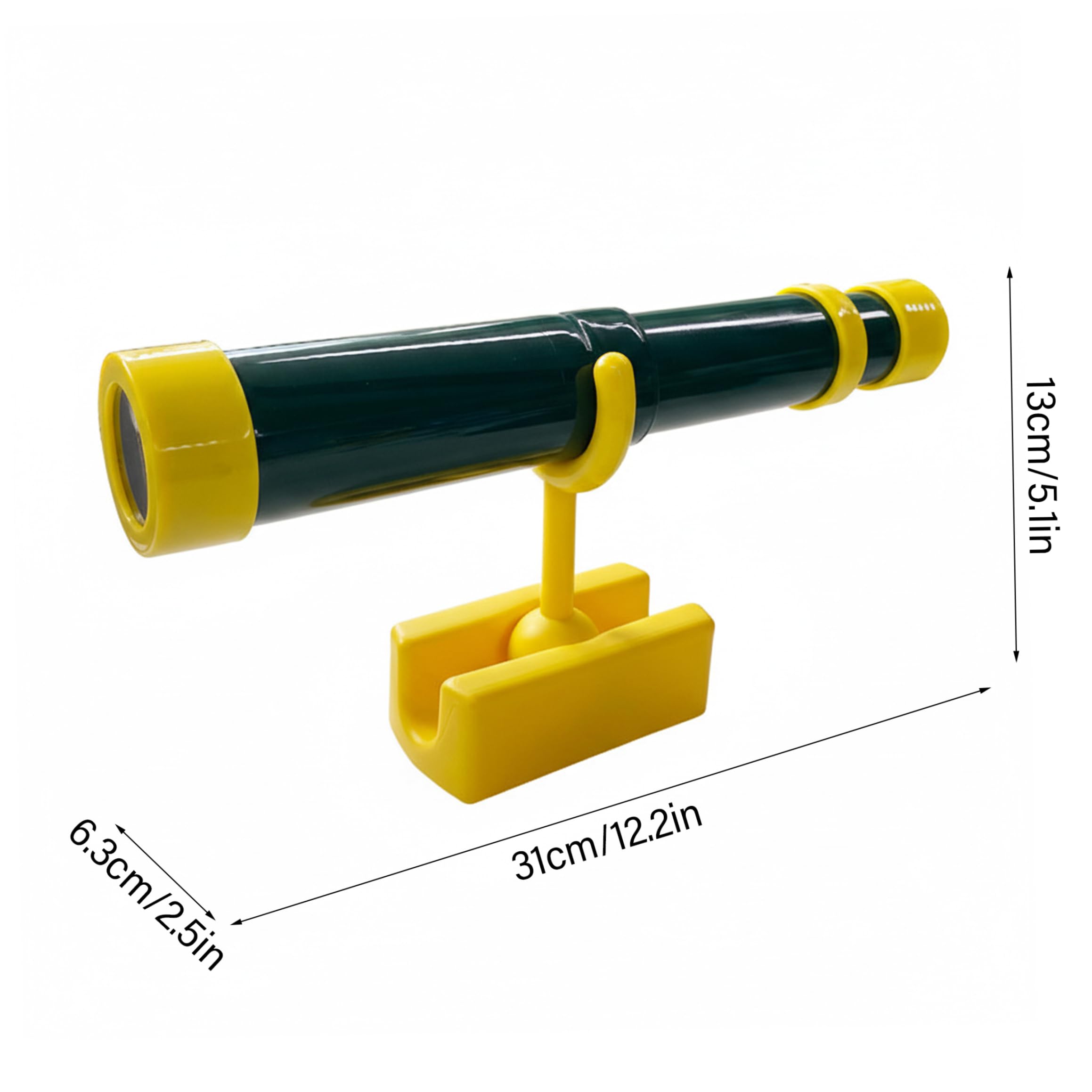 Télescope pour Enfants télescope monoculaire Pliable Vert rétractable équipement de Jeu extérieur pour Enfants pour l'apprentissage précoce et Les Aventures en Plein air