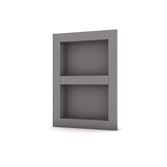wedi 12 in. x 18 in. x 3 1/2 in. Shower Niche with Adjustable Shelf Unfinished US3000007