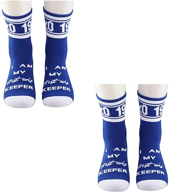 JXGZSO 2 Pairs Im My Sisters Keeper Socks Sorority Sister Gift