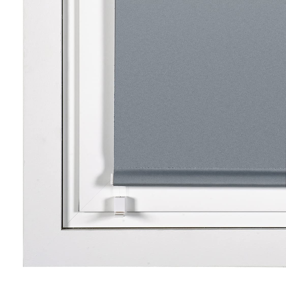 Store Enrouleur Occultant Sans Perçage Novan Noir L.90 X H.180cm Goodhome